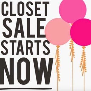 CLOSET SALE STARTS NOW - MAKE OFFERS :) !!!